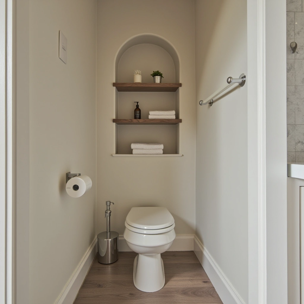 3. Built-In Wall Niche Shelves