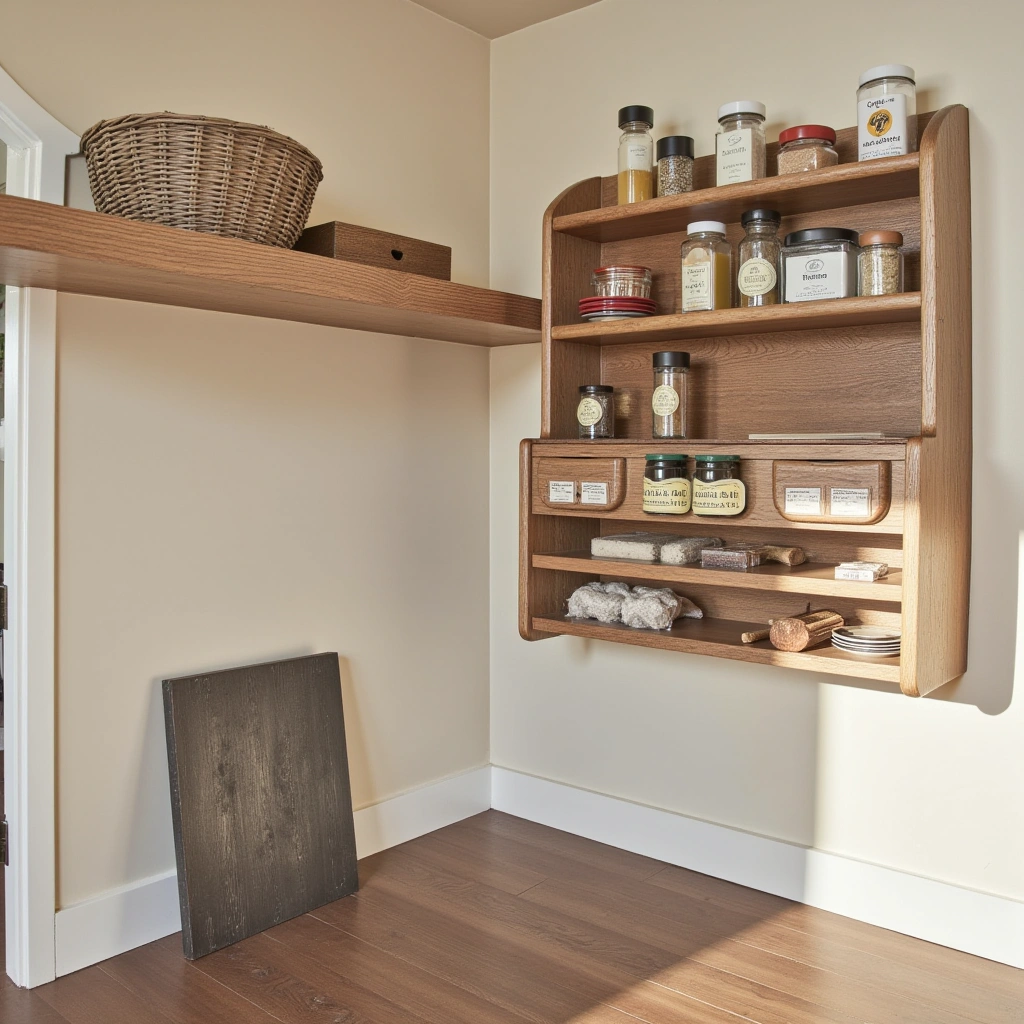 1. Wall-Mounted Spice Racks: Space-Saving and Stylish