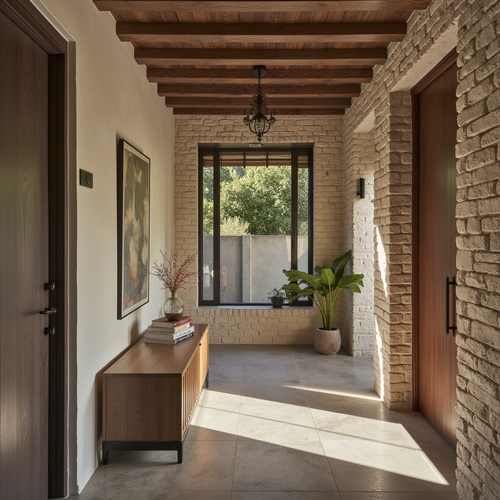 4. Stone or Brick Accent Wall