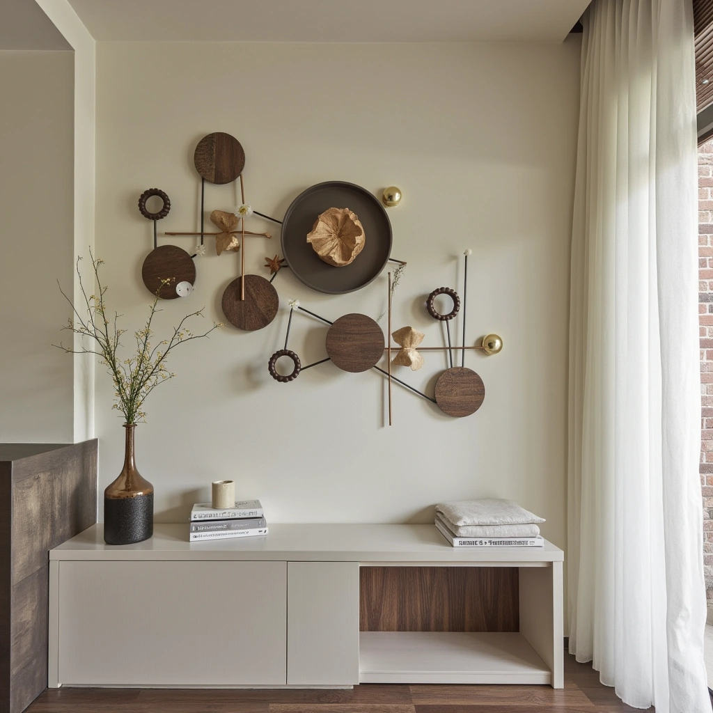 16. Sculptural Wall Art Display