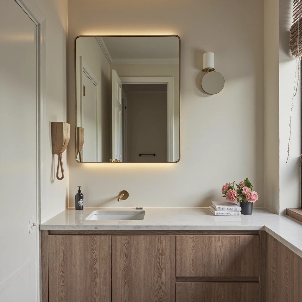 1. Frameless Rectangular Mirror for Sleek Minimalism