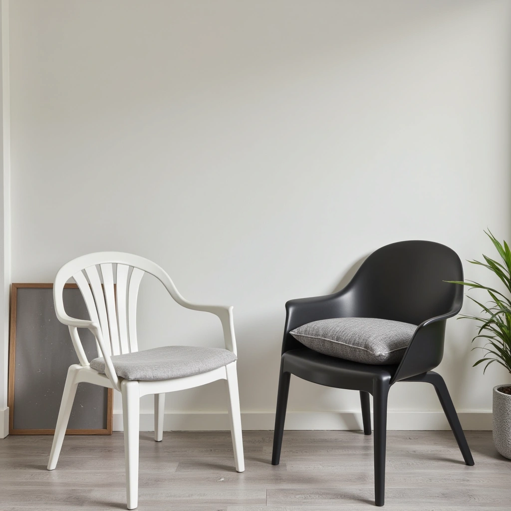 4. Minimalist Monochrome Mix